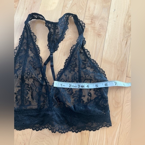 Savage X Fenty black lace Razorback bralette size large - Picture 8 of 9